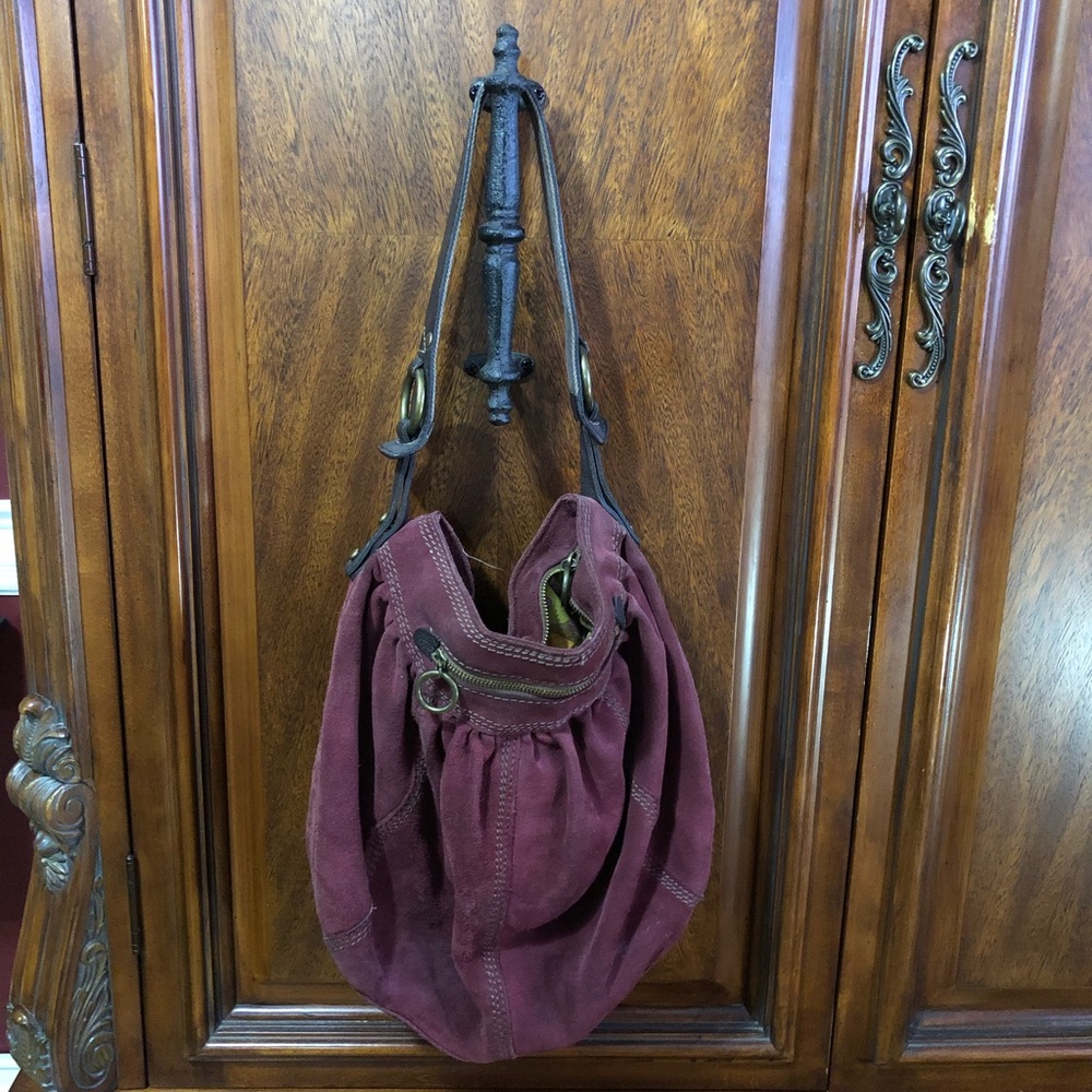 Lucky Brand suede bag